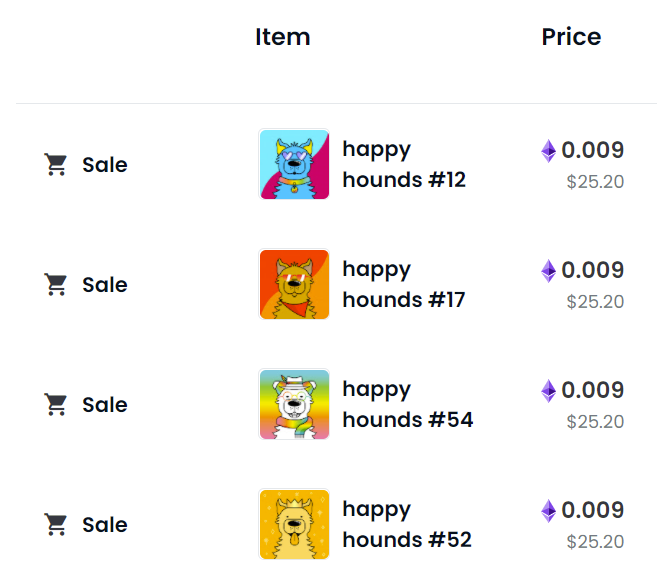 Kri_ayte's tweet photo. Love seeing some sales action with #happyhounds in the recent days!

It's a slow start but still encouraging to see people supporting the project 💜💙 https://t.co/mMFgL6fv8y