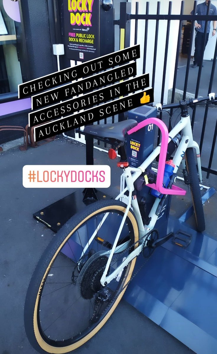 CriticalMassAKL's tweet photo. Time flies when you're advocating for cycling: One year ago today @jdeheij helped unveil Auckland's first #LockyDock https://t.co/erCiXjxrGX