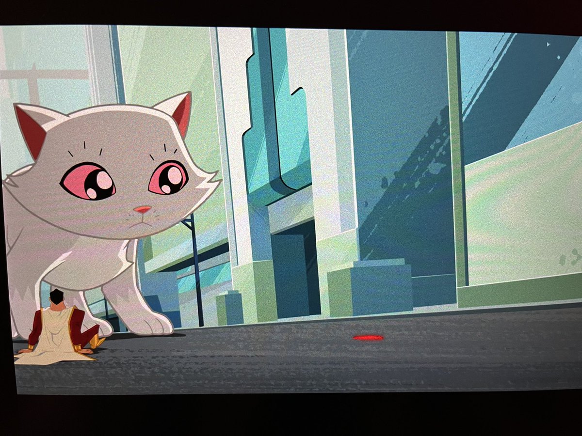 olansamuelle's tweet photo. So the big kitten created by a 5th dimensional imp and distracted by a laser scene in Supergirl season 6 was taken from a Justice League Action ep. (S01e47) Am I late to the party on this one? #ComicReferences cc. @SupergirlRadio https://t.co/VlVeDZ4UdE