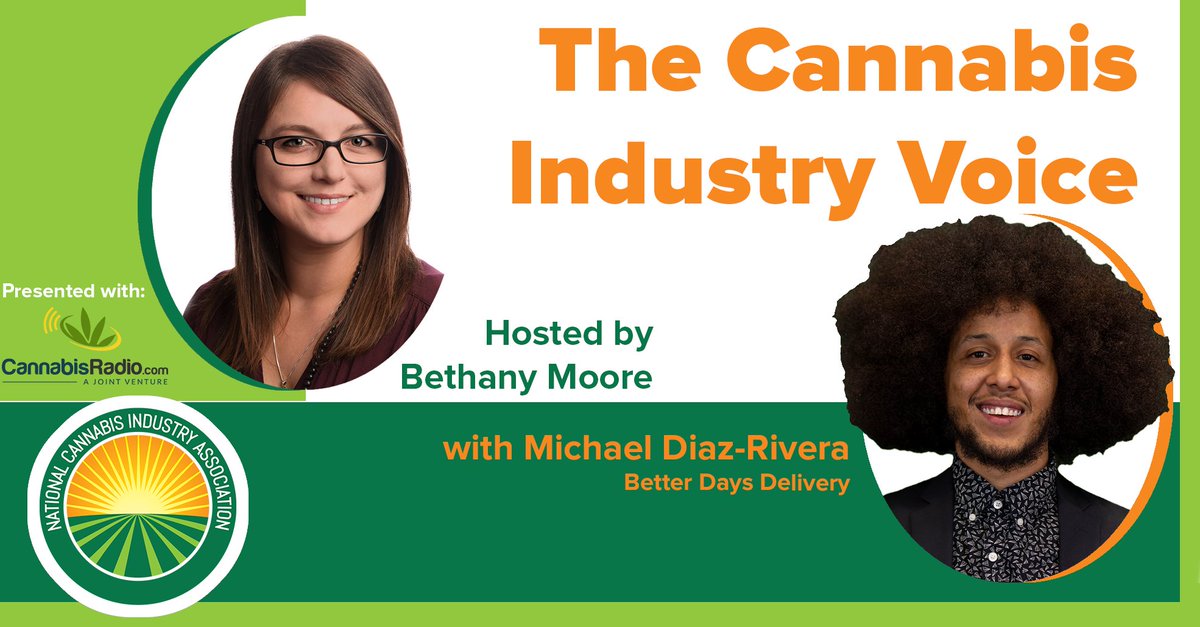 Tune in to the latest Cannabis Industry Voice with @BeatnikBetty to learn more about social equity-focused business delivery services in Colorado with Better Days Delivery, Michael Diaz-Rivera. thecannabisindustry.org/podcasts/the-c…