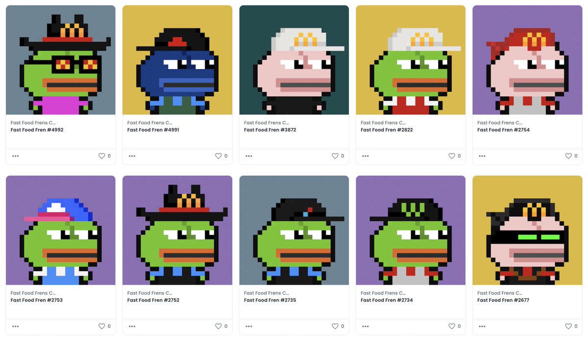 yorannap's tweet photo. Got some frens - ready to $FRY @fastfoodfrens https://t.co/3ljRNCVqmM