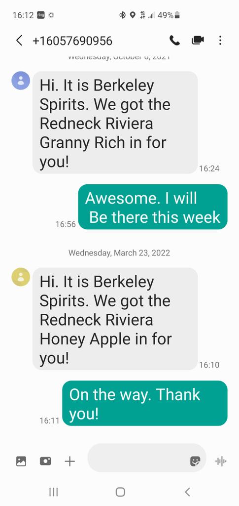 heyjimbousaf's tweet photo. @RedneckRiviera @johnrich @AmericanBearded When your dealer messages you that the good stuff is available. #HoneyApple #America https://t.co/bPNymqgYNq