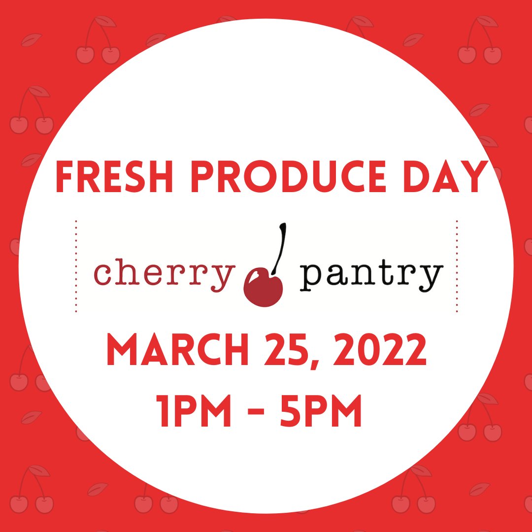 CherryPantry's tweet photo. The Cherry Pantry will be hosting another Fresh Produce Day this Friday, March 25th from 1pm-5pm. Stop by to get some fresh fruits and veggies to start off your weekend! Any questions please contact us at pantry@temple.edu. https://t.co/CFlS22vUCU