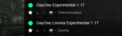 The new <a href="/DayZ/">DayZ 🖥 🎮 ❤️</a> 1.17 update is out now in the Experimental branch. If you're looking for a place to test out the new patch feel free to join the DayOne crew on our Livonia and Chernarus EXP servers. Livonia has a new area and is almost full!

Patchnotes: bit.ly/3ujPVCc