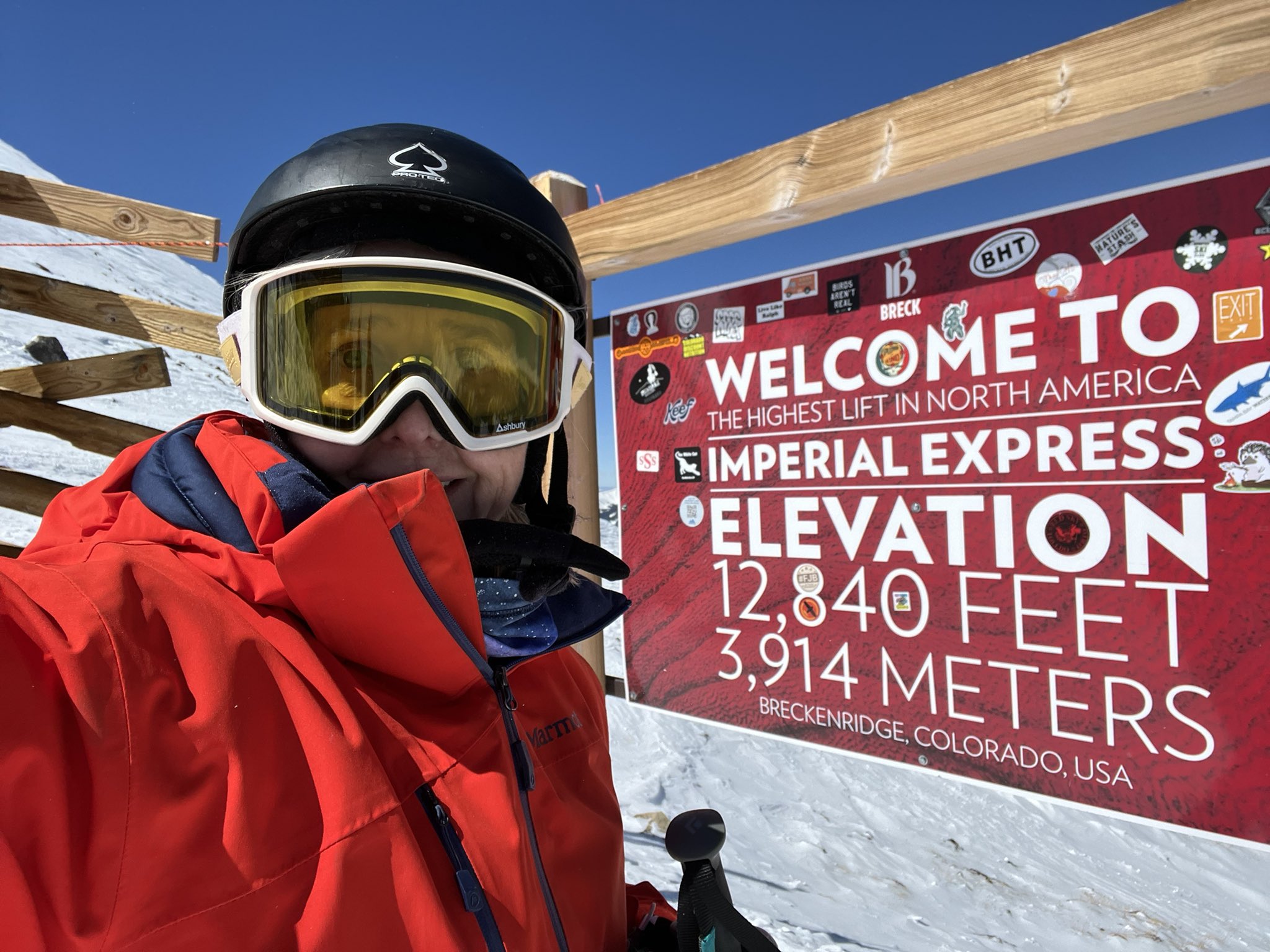 Warren Binford on Twitter "Highest chairlift in North America? Bucket