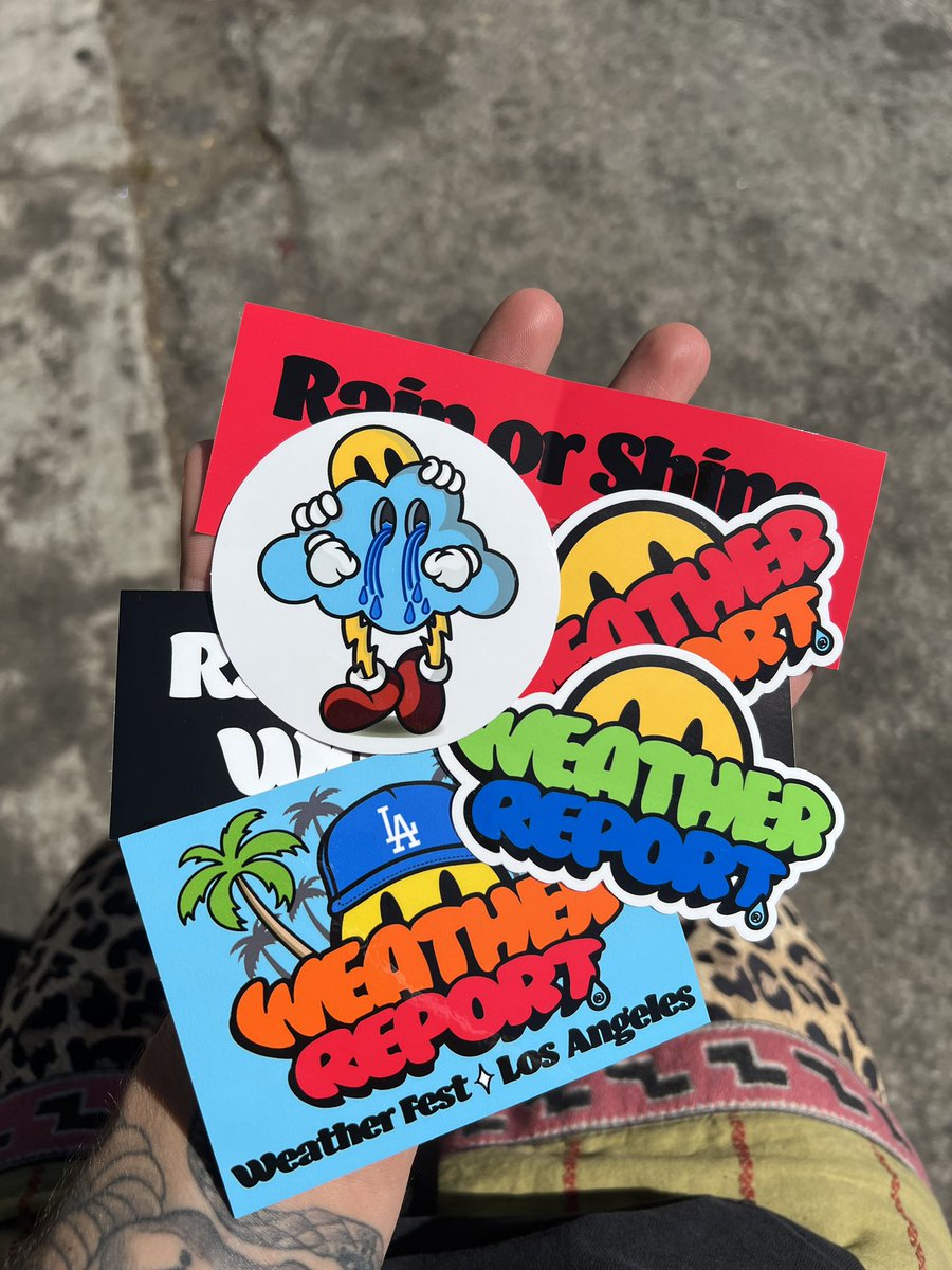WeatheReportInc's tweet photo. Stickers Stickers Stickers

⚡️⚡️⚡️⚡️⚡️⚡️⚡️ https://t.co/9EL98tUoHJ