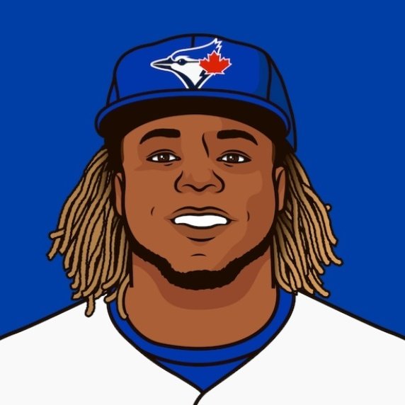 Vladdy tied top homers last year 
Starting off with a banger