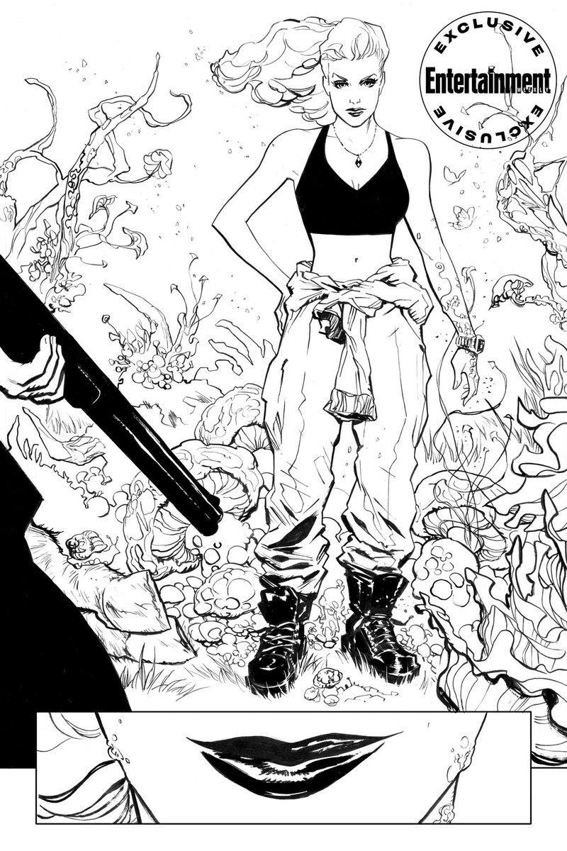 isleyarchive's tweet photo. G. Willow Wilson gives an interview to EW and shares a preview of Marcio Takara's Poison Ivy #1 art.

"Speaking of evolution, she's evolved out of being a straight-up villain whose sole job is to thwart Batman to someone who has her own identity, her own story arc, and her+ https://t.co/y0KzCiY4Tu
