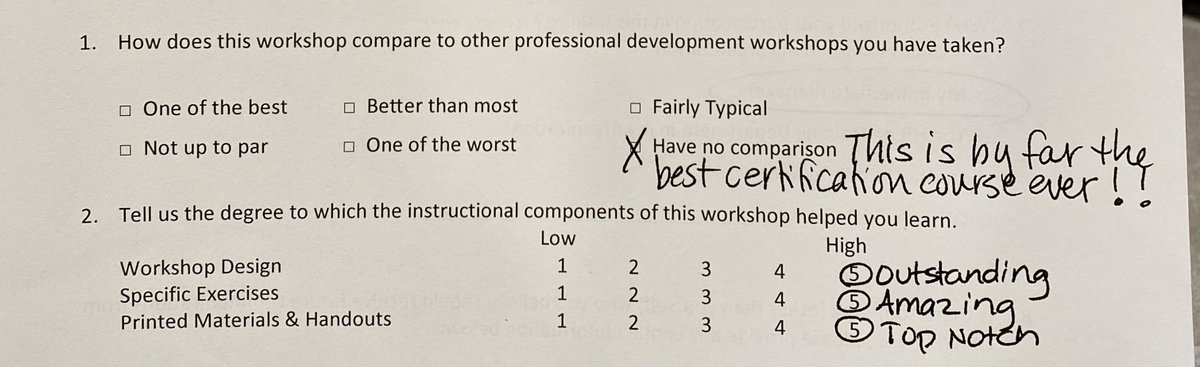 OKA_Training's tweet photo. Just SOME of the many outstanding reviews we received after our recent in-person certification.
At #OKA, we sure are proud to have clients who genuinely appreciate our products.
We also love that after 2 years of virtual work, we still got it! Onwards & Upwards! #OKATraining https://t.co/IK46MpWuid