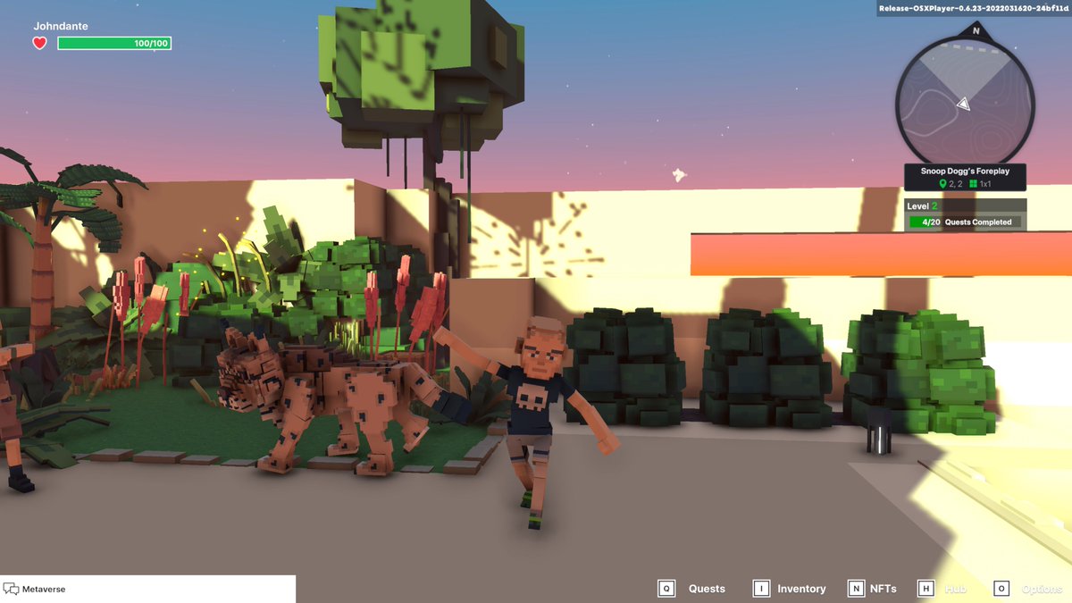 ProjecthorizonE's tweet photo. @TheSandboxGame I just participated in the daily #SandboxAlphaS2Contest for a chance to earn up to 1,000 $SAND! Starting March 21 - Find Martha in the Snoop Dogg Mansion. Check out my screenshot below!
👇 #SandboxAlphaS2 https://t.co/guBjQIEh8d