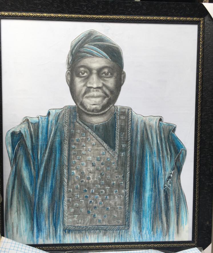 Artistbijimi's tweet image. This Portrait is done using 12B pencil and oil pastel on card.
#Loversofart
#Politicians 
#artgallery 
#creativityforall 
#JoeBiden 
#starvingartistsRBX