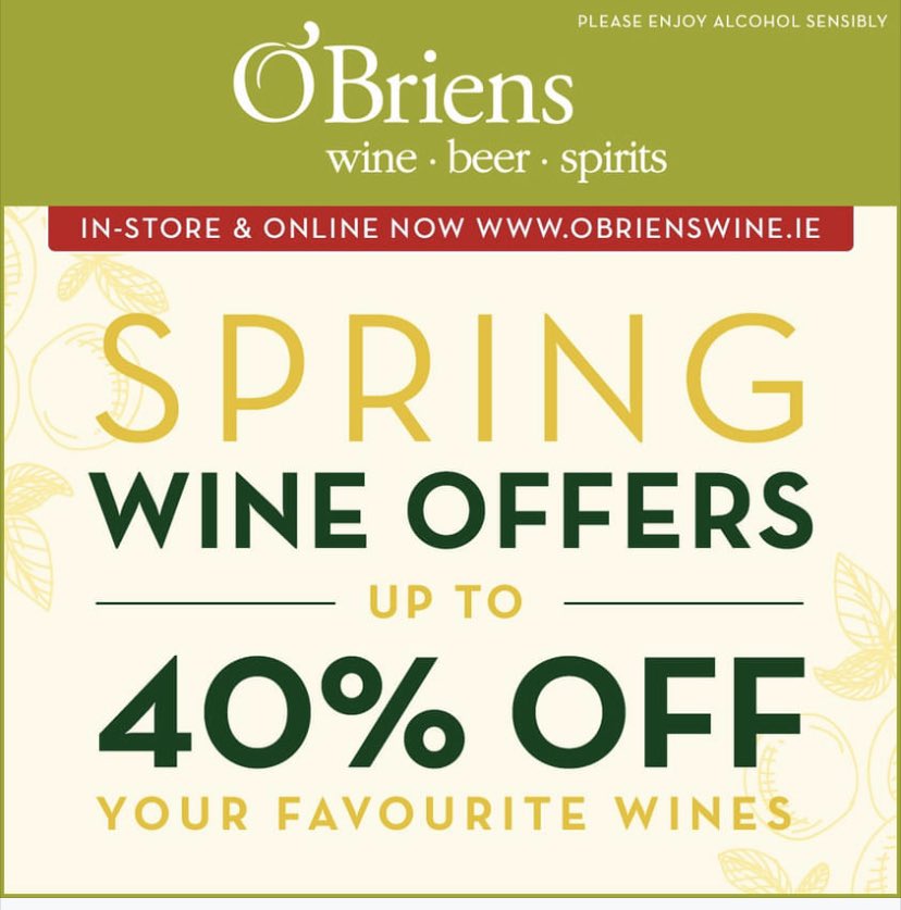 <a href="/obriensbbrack/">O'Briens Ballybrack</a> <a href="/OBriensWine/">O'Briens Wine</a>