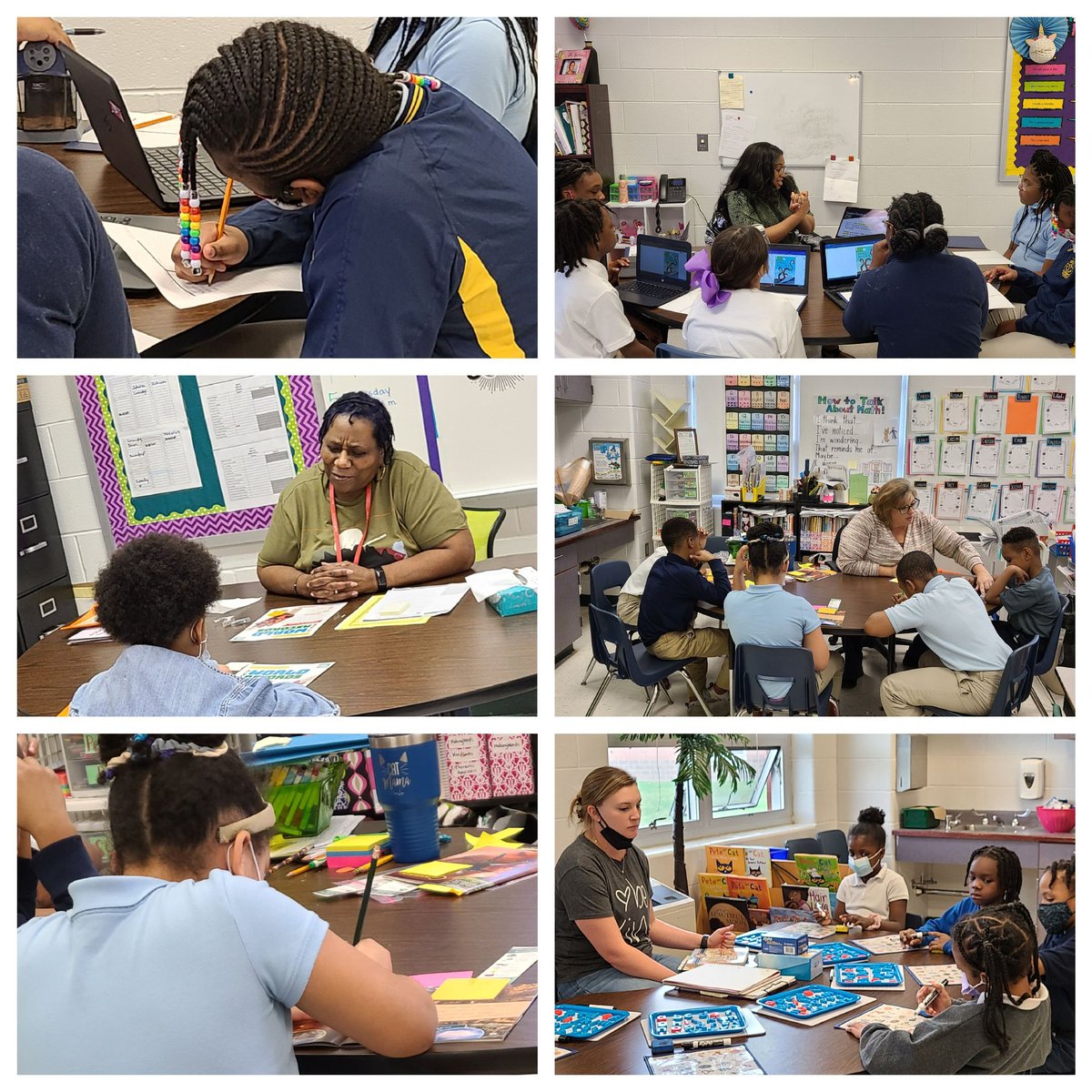 JoBarFosterAP's tweet photo. @We_Are_Foster teachers showing up and showing out! Continue that intentionality and dedication to #JCPSGuidedReading because that’s what our kids DESERVE. @zone2litcoach @LaNedraCosby #JCPSReadingWorkshop @MettilleJesse https://t.co/Sw1Sr63rRE