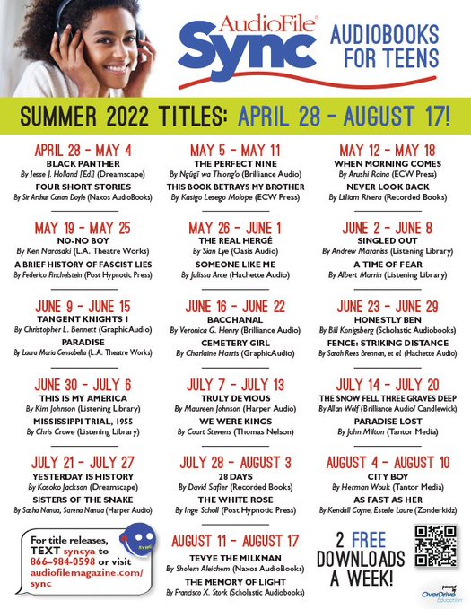 Alief_Libraries's tweet photo. Make sure to get your free #AudioBooks this summer from @AudioFileMag! https://t.co/aUNqHvz6Di @AliefISD https://t.co/q0VOQ3yFl8