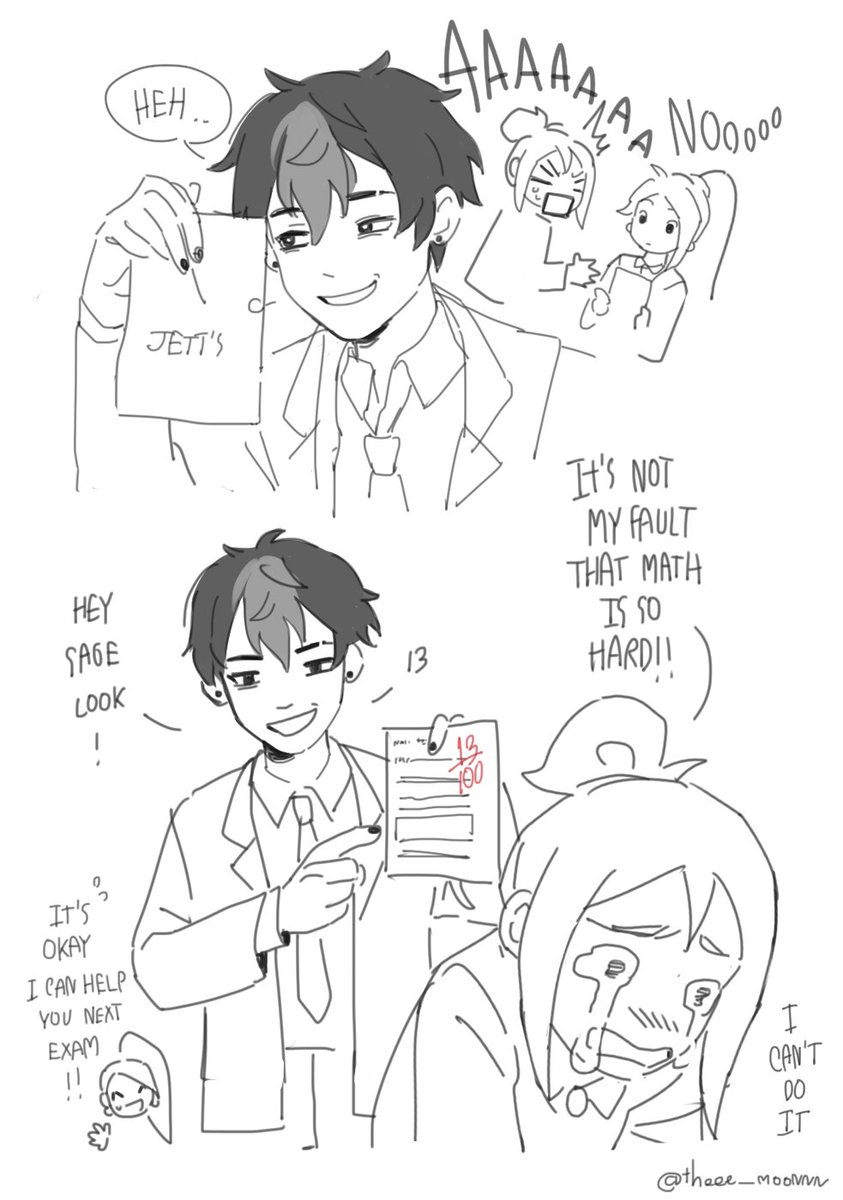 A little comic about Yoru who's actually not an idiot 