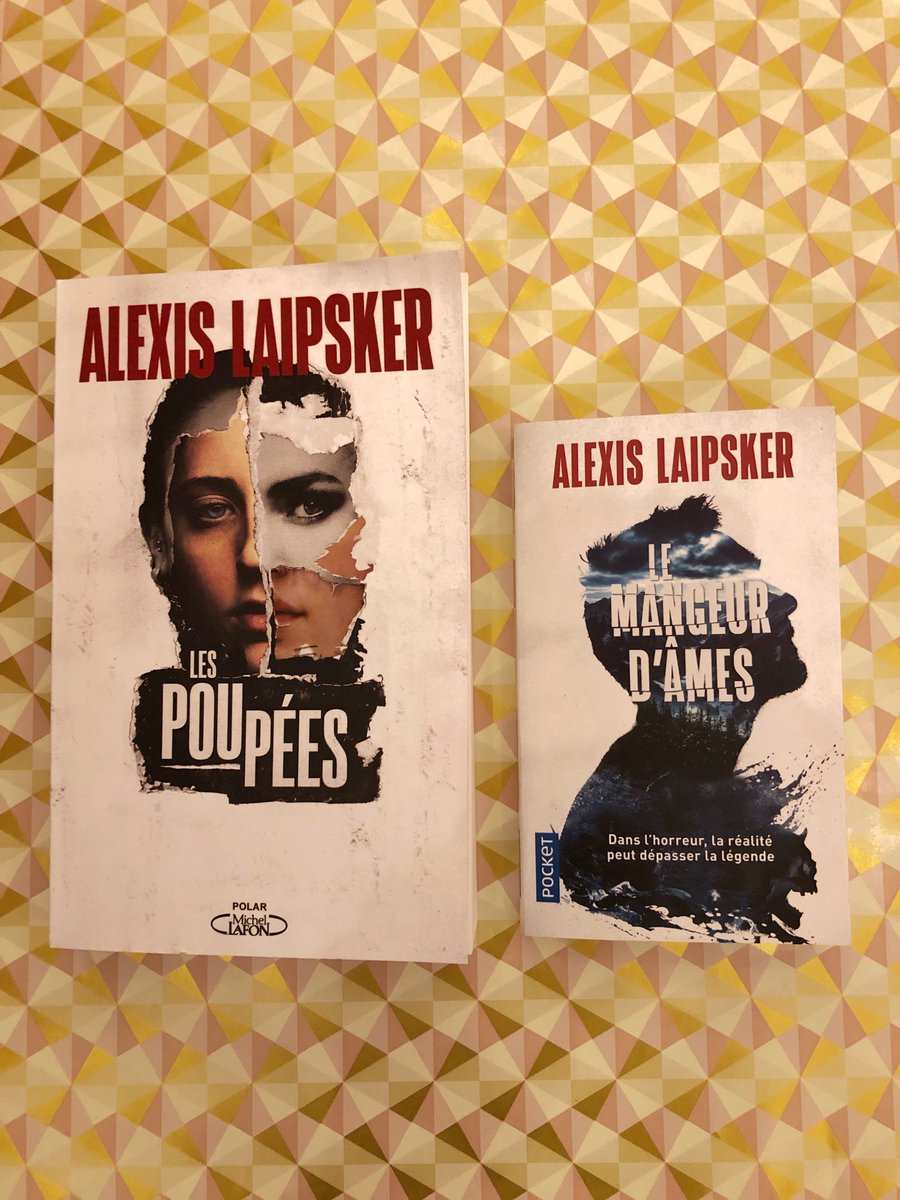 COUPS DE COEUR 
Alexis Laipsker intègre nos rayons ! Nuits blanches assurées ! 
• "Les poupées", Alexis Laipsker, Michel Lafon
• "Le mangeur d’âmes", Alexis Laipsker, pocket