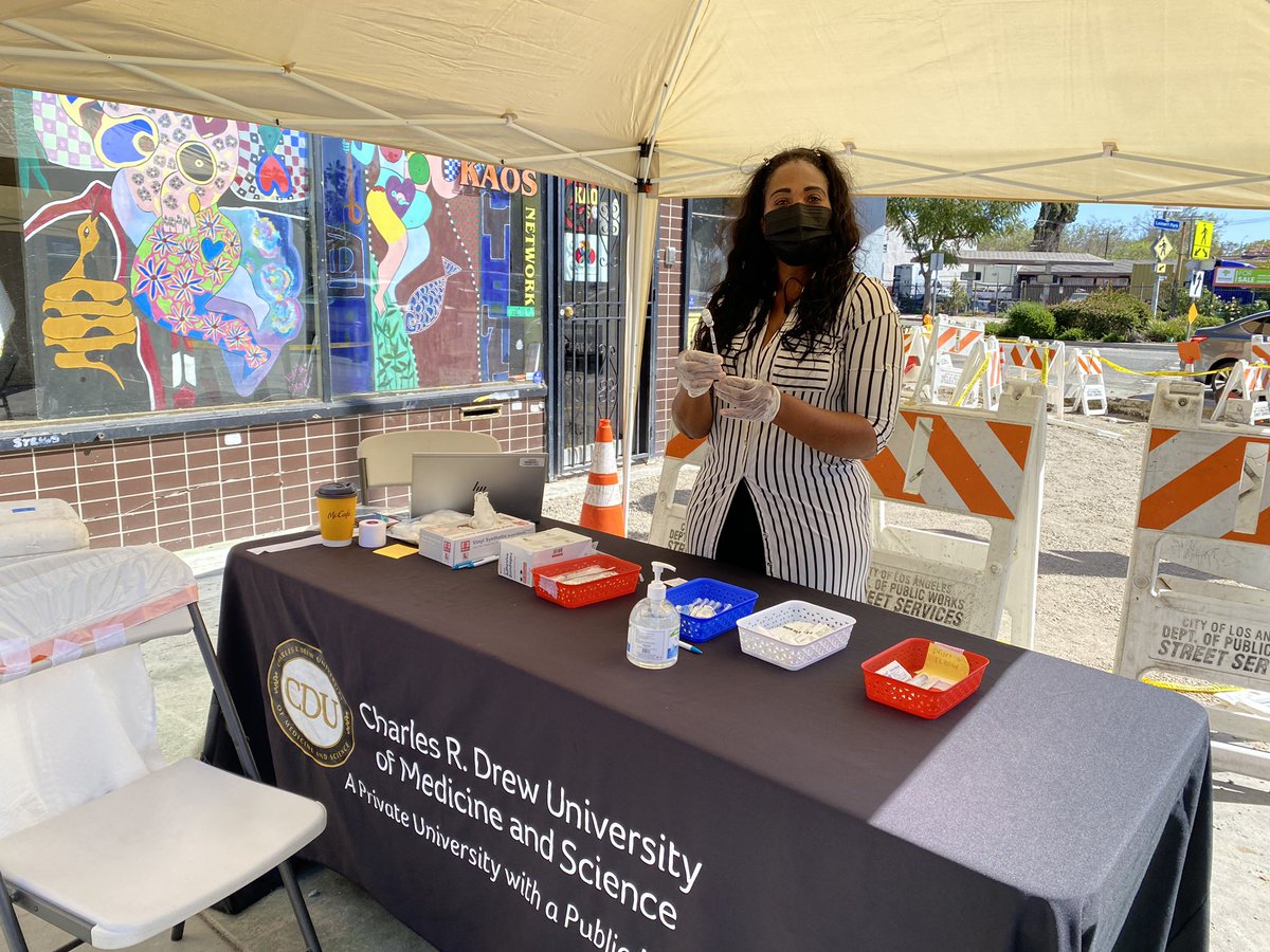 YoungComms's tweet photo. This past weekend, Young Communications Group organized 2 vaccination clinics with L.A. Care in Los Angeles at the Life of Faith Church in South Los Angeles and in Leimert Park at KAOS with TRAPmedicine. 

We have more events coming up to get vaccinated! See you there! https://t.co/6QmTtN5TLe