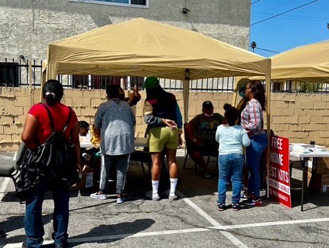 YoungComms's tweet photo. This past weekend, Young Communications Group organized 2 vaccination clinics with L.A. Care in Los Angeles at the Life of Faith Church in South Los Angeles and in Leimert Park at KAOS with TRAPmedicine. 

We have more events coming up to get vaccinated! See you there! https://t.co/6QmTtN5TLe
