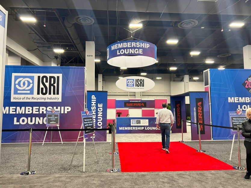 WeAreReMA's tweet photo. ISRI Members, we’ve rolled out the red carpet for you! Be sure to stop by the #ISRI2022 Member Lounge for exclusive perks, comfy seats, and more. Thank you to member lounge sponsor Sierra! https://t.co/alWzAskEu6