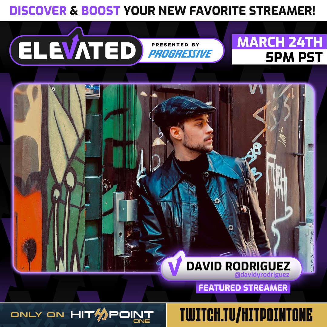 HitPointOne's tweet photo. 3rd times the charm with our next streamer to get ELEVATED! Here's @davidyrodriguez!!! 🍾🥳🎉#IGotElevated #Elevated #HitPointOne https://t.co/ETTdJdP0XB https://t.co/XmfkCjOGVJ