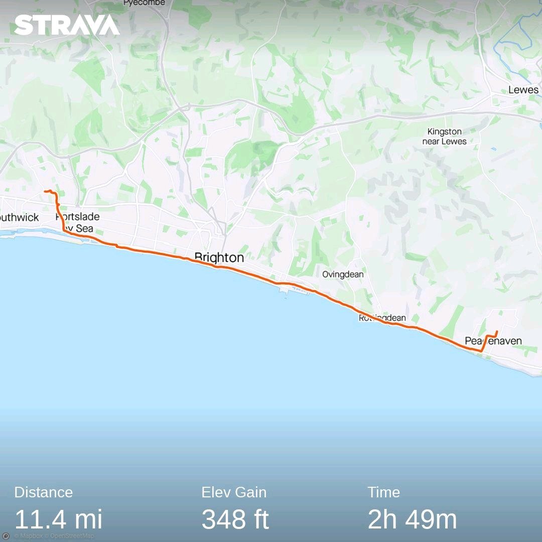 GazGoFast's tweet image. A long walk home from work again. strava.app.link/nrCf5NAKDob