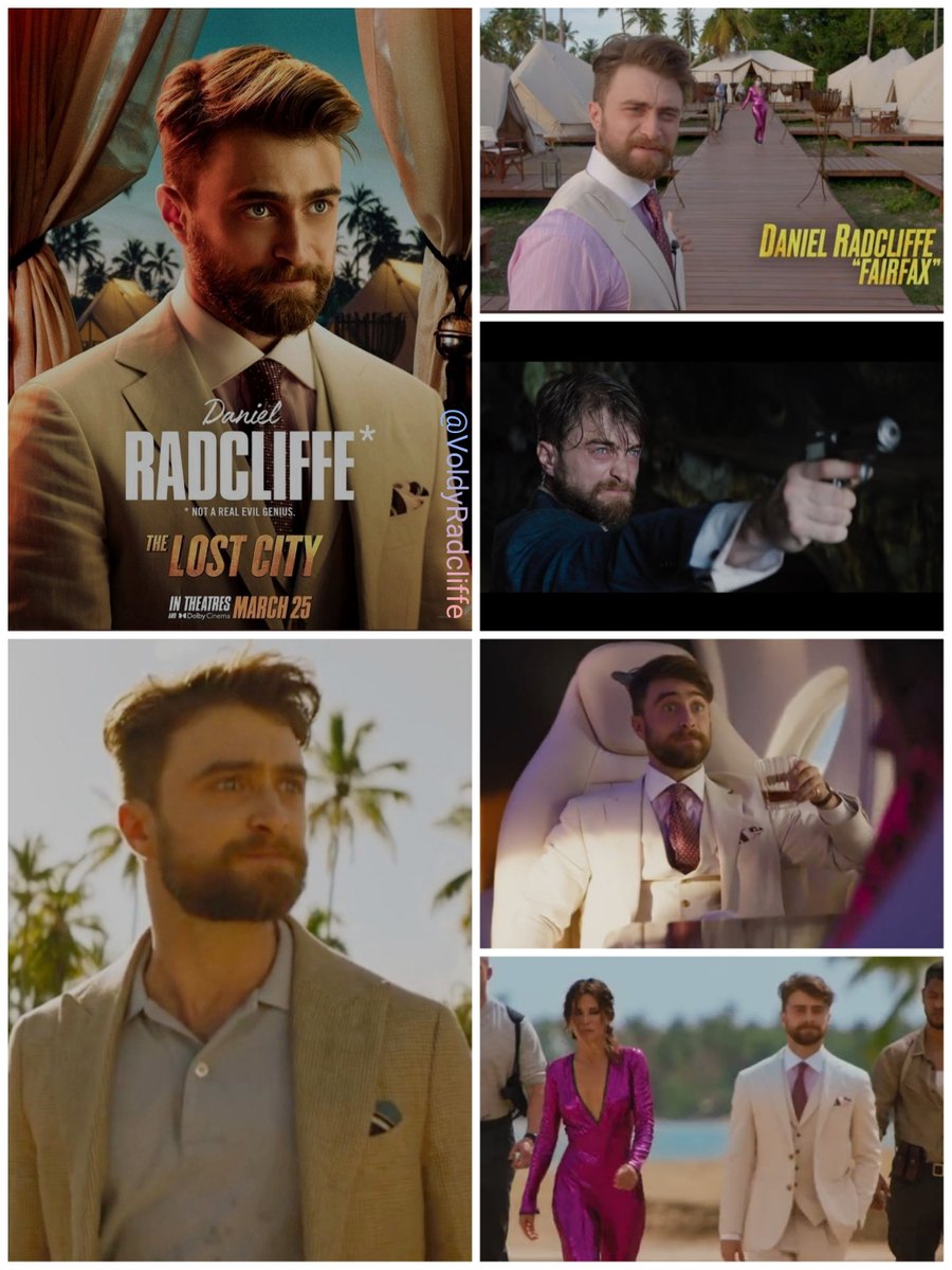 This is Dan's first and last film! Wow😯, what a great career😍💖✨ #danielradcliffe #TheLostCity
