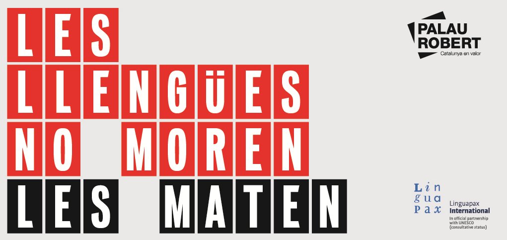 Dilluns 28 a les 12 inaugurem una mostra sobre diversitat lingüística a Palau Robert (Passeig de Gràcia 107). Ens acompanyeu?