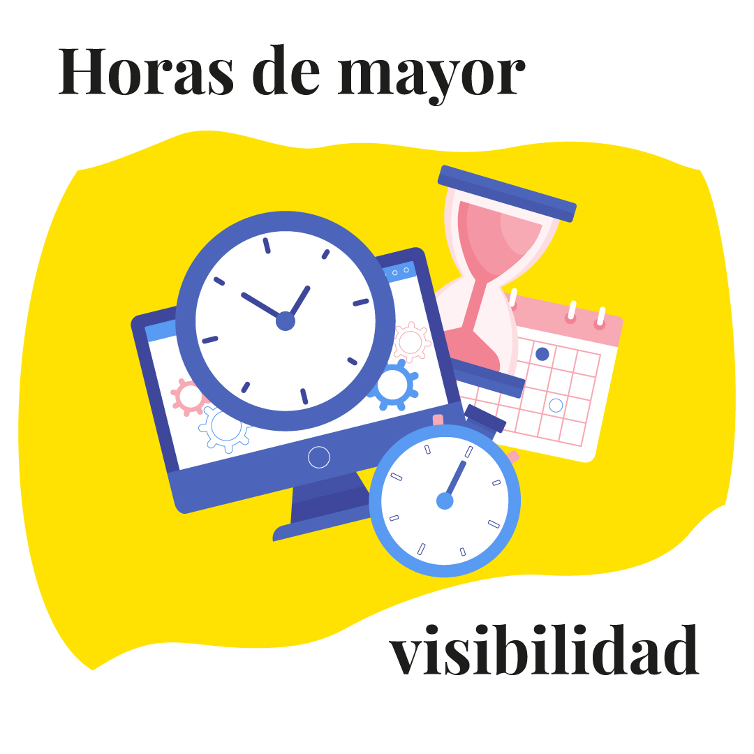 En Instagram encontrarás un panel para profesionales que te aportará datos útiles sobre las mejores horas para publicar o cuándo hay más actividad. La hora ideal es de 15:00h a 21:00h. 
Para más consejos y asesoramiento:
📍 Avenida Libertad, 3. Casillas, Murcia
📞 868 046 391