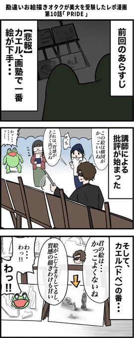 勘違いお絵描きオタクが美大を受験したレポ漫画 その10 