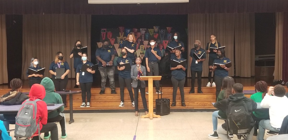 We would like to thank the Nimitz High School Choir for coming to sing for our students today.  What a lovely treat this was to see past middle school choir students continuing their Music Education journey at <a href="/NimitzHS_AISD/">Nimitz High School</a>. 💙💛

<a href="/AldineISD/">Aldine ISD</a> <a href="/aldinefinearts/">Aldine ISD Performing Arts</a> <a href="/TeagueMS_AISD/">Teague Middle School</a>