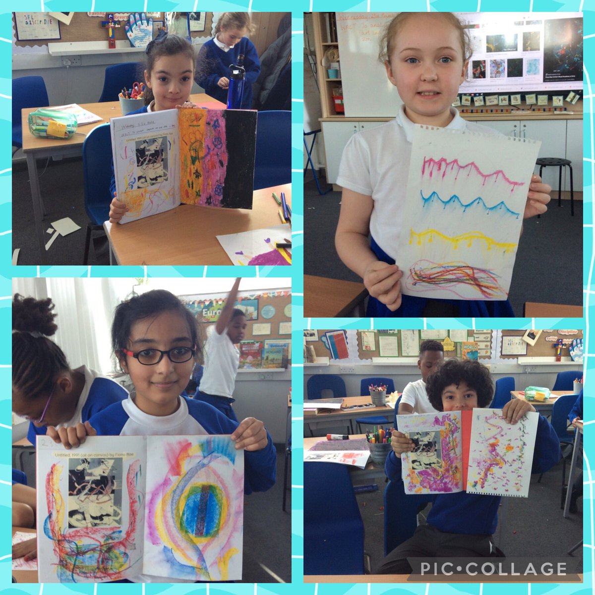 maplestannes's tweet photo. Silver Birch have been developing an understanding of abstract art by studying the work of Fiona Rae. Here is some of our own work: https://t.co/NomgYBNdbI