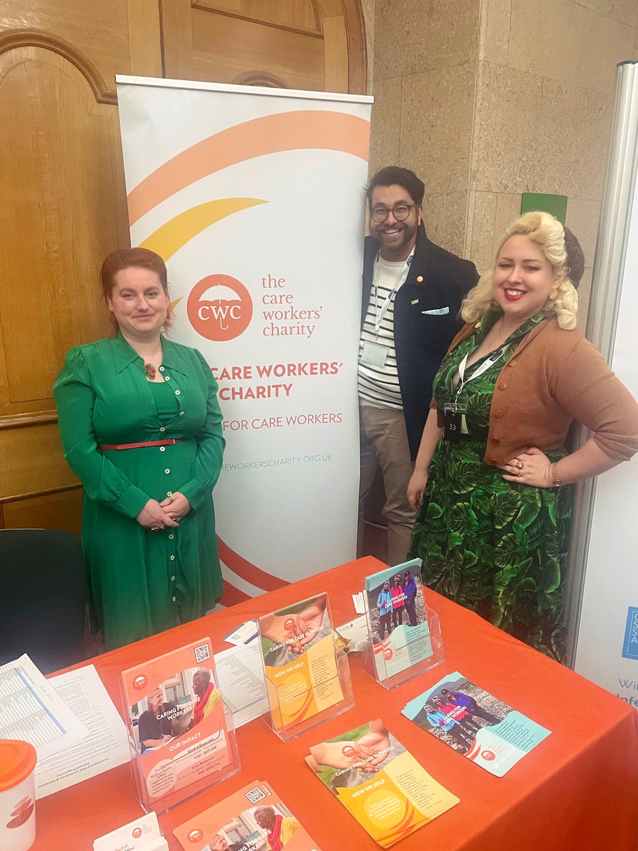 Casually repping <a href="/CareWorkersFund/">The Care Workers' Charity 🧡</a> at #FacingTheFuture today with <a href="/SDhrona/">Sanjay G D Dhrona</a> and @KGerlich777