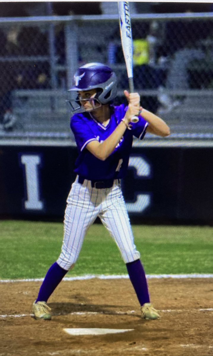 She started the game off 0-3 and was upset about it. I told her the right moment would come and boy did it. Bases loaded in the seventh and she clears them all with her triple. Allison Slaten came up big when we needed her the most. 
Total. Team. Effort.