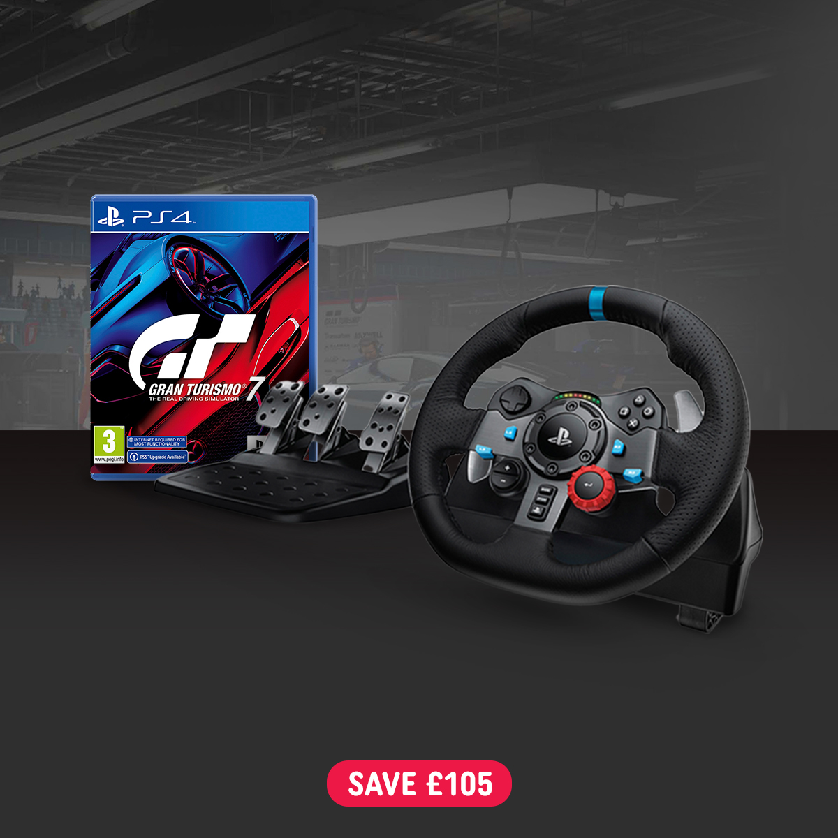 gift matematiker Brobrygge Smyths Toys UK on Twitter: "Unleash your passion for racing and SAVE up to  £125 with these Logitech G29 Driving Force Racing Wheel &amp; Gran Turismo  7 Bundles and these Logitech G29