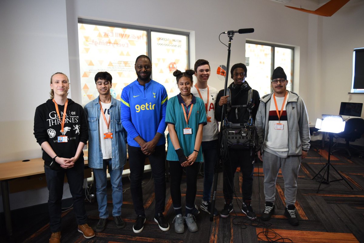 Haringey6thForm's tweet image. It was a pleasure for #TeamHaringey6 to welcome @LedleyKing former @SpursOfficial player and current club ambassador who was being interviewed and filmed by our current #Media students #ThankYou #H6Experience #MoreThanACollege @ForusFilms