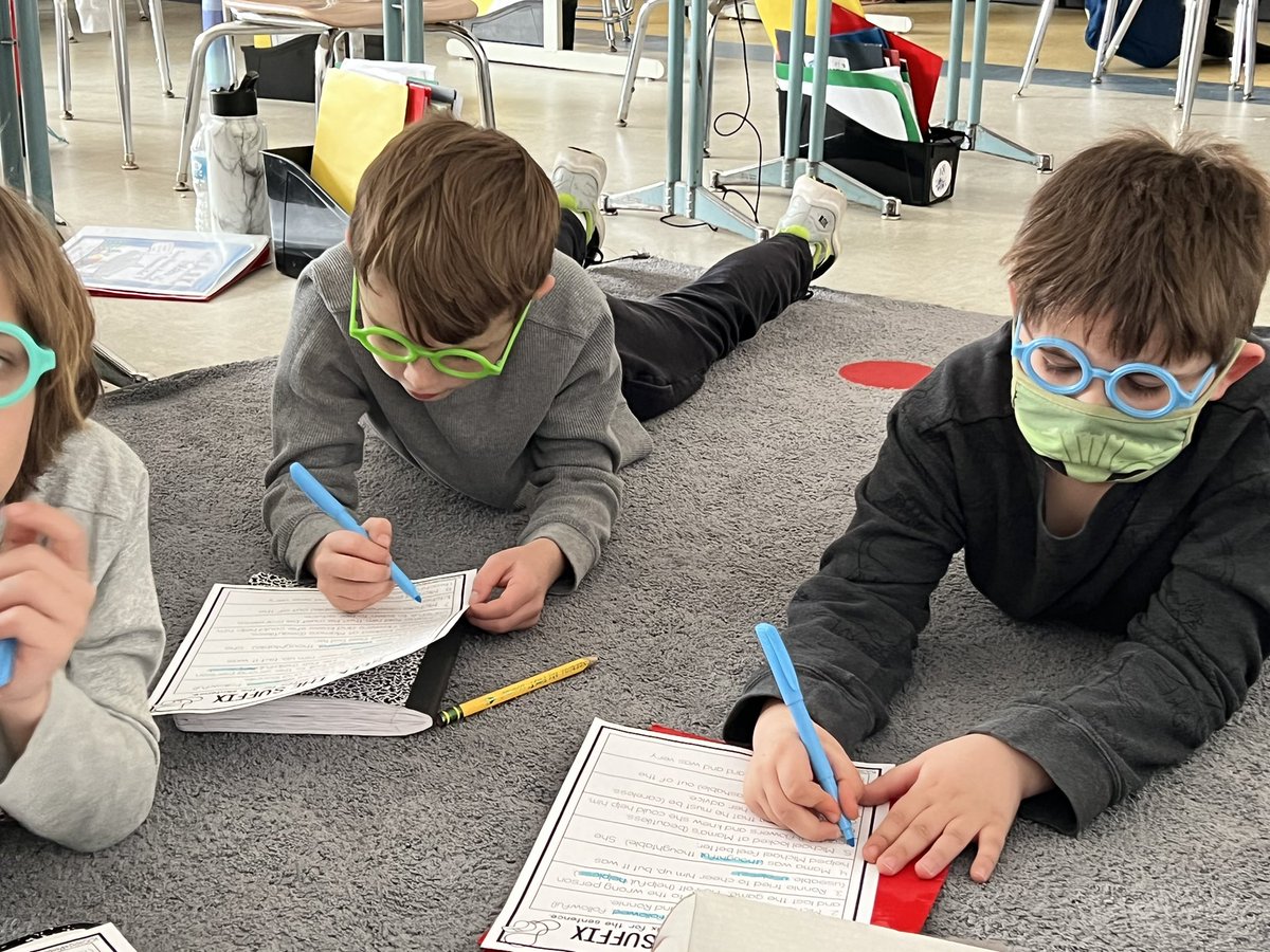 mrs_andreoli's tweet photo. Seeking the Suffixes in Second Grade! #ShiningInSecond https://t.co/N4CeM5T0Of
