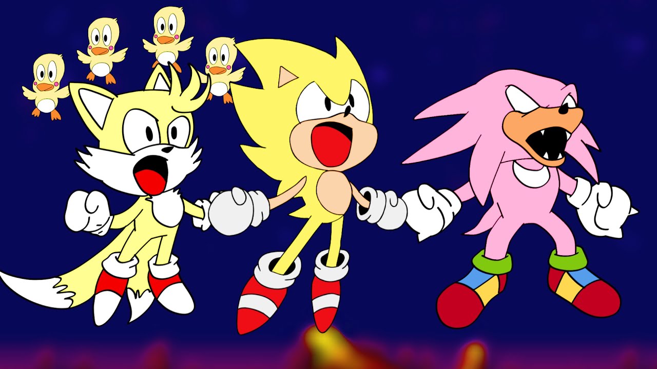 Hyper Sonic, Hyper Tails, Hyper Knuckles in Sonic 3 