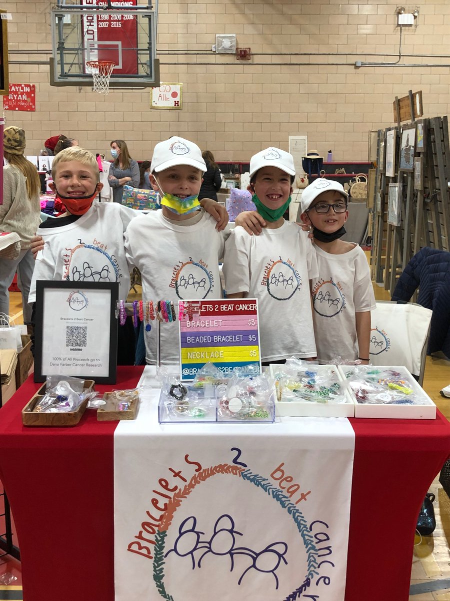 feshingham's tweet image. Four of Foster’s Finest, Finn, Liam, Grayson and Wilkes, created Bracelets2BeatCancer, after watching their own family members and friends experience cancer. They have raised over $5,000 for The Jimmy Fund and Dana Farber! blog.jimmyfund.org/2022/03/8-year…