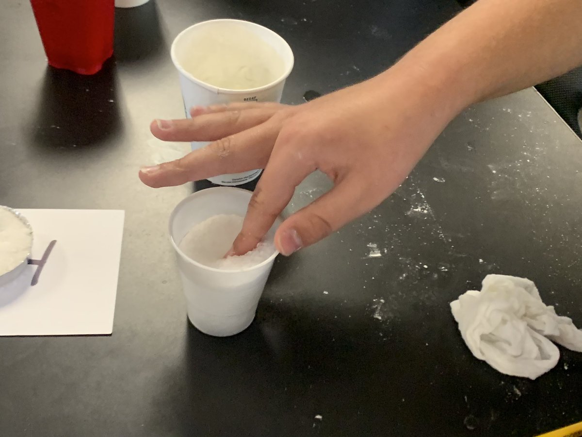 MillersLab11's tweet photo. Chemistry test? Bah! Mystery GAME!!  Cheat sheets of course allowed (observations on data). @Fuerte_Falcons @CajonValleyUSD #bemorefuerte #5thgradescience #chemistry #5thgrade #excellentstudents https://t.co/f2T0ZOJEKU
