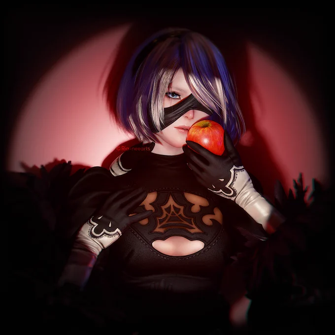 Forbidden fruit.
#2B #NierAutomata 