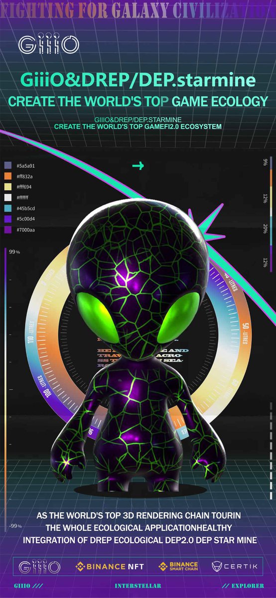 DEP_Starmine's tweet photo. Thanks to 🥳GIIIO #GIIIODAO, the world's 🌏top 3D  GameFi #GameFi , will use the DEP-starmine as its core element in the whole ecological application.

✅Rewards #GIIIO NFT
✅Dex &amp; Launchpad
✅Free Airdrops
✅P2E game

🔴DEP-starmine is going to take off  🚀🚀🚀 https://t.co/TAEW3SN1yG