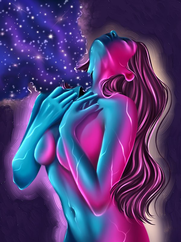 teghanu10's tweet image. Space is inside. When you are overwhelmed with feelings, pour them out so that they fill the whole universe with their stars. One of my favorite works 💜✨
Please, support her 💫🌎 

0.05 $eth 

#NFTCommunity #nftart #nftcollector #nftartist #NFTs #NFTdrop #nft