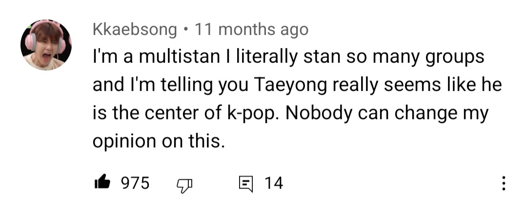 taeyong_eh's tweet photo. Comment: "I'm a multistan I literally stan so many groups and I'm telling you #TAEYONG really seems like is the center of K-pop. Nobody can change my opinion on this."

Dispatch: WBK. https://t.co/0r8r1Nb9AF