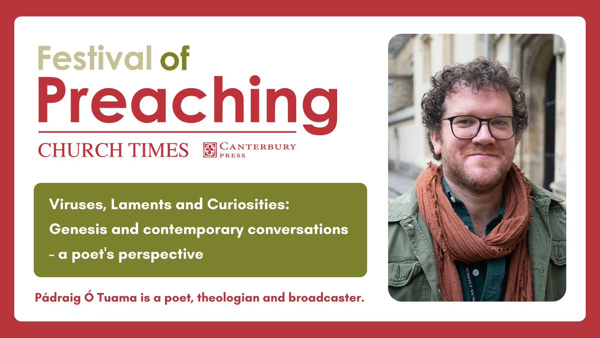 FofPreaching's tweet photo. At our online event next month: @duanalla on Viruses, Laments and Curiosities. #preaching22

Find out more and book tickets here: https://t.co/nc2PWSwAfS https://t.co/uNUfhRhYJf