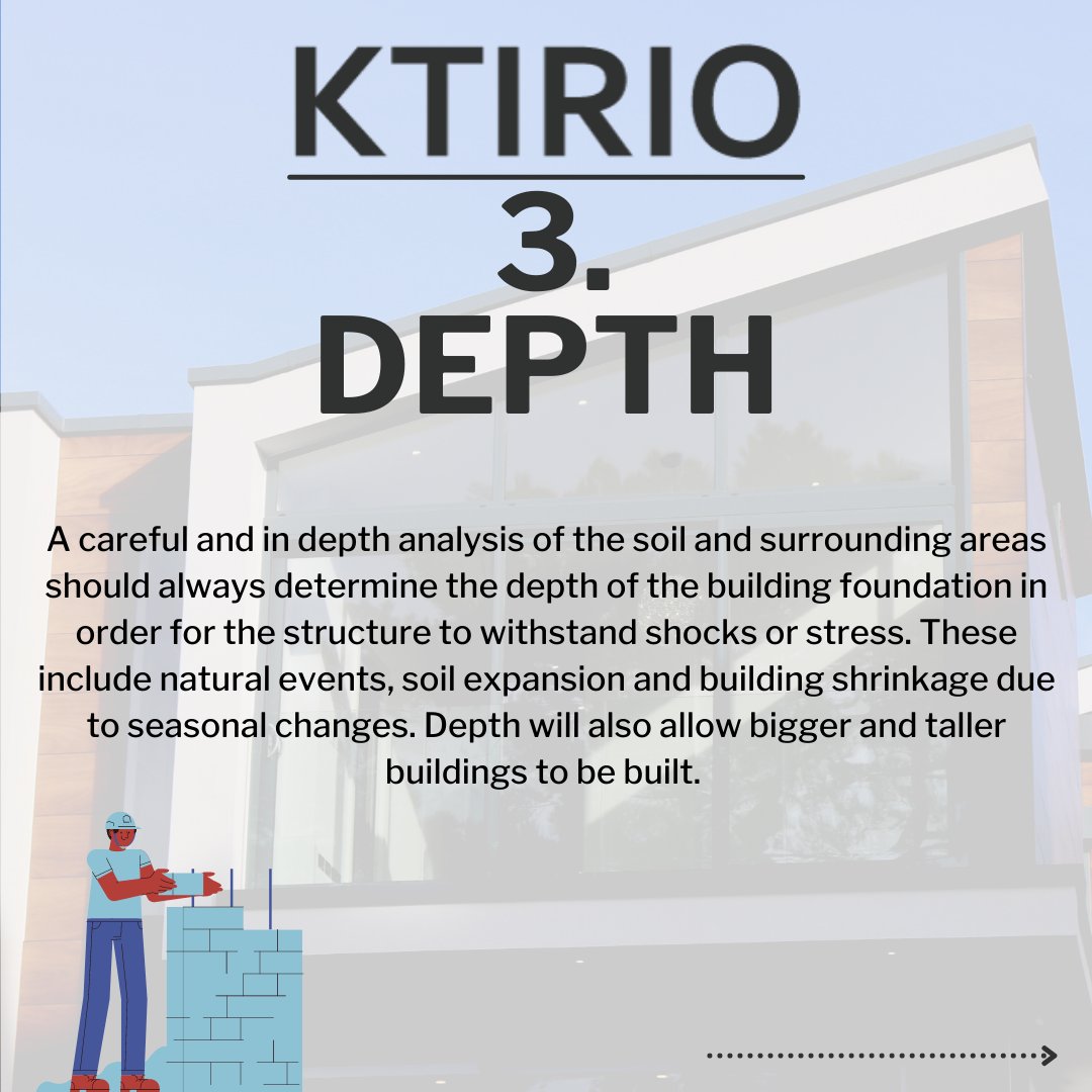 ktiriobuild's tweet photo. Three factors to consider when building a foundation to ensure strength and longevity of your build! 💪

Please contact us on 01793 956 561 or send us an E-Mail to builders@ktirio.co.uk 🏡

#subterraneanbuild #projectmanagement #subterraneanconversion #homerenovation #foundation https://t.co/0RrNLeiI1K