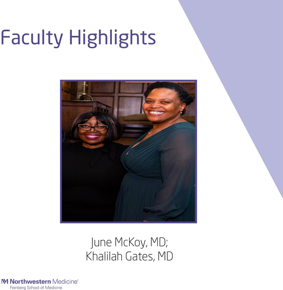 We are excited to announce that <a href="/DrJuneJD/">June M</a> and Dr. Khalilah Gates have been inducted into the <a href="/AOA_society/">Alpha Omega Alpha</a> ! Congratulations!!

#NorthwesternMedicine #FacultyHighlights #WomenInSTEM