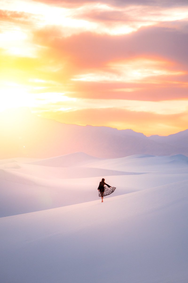 GM GM! It’s been awhile since being on here but recently took a road trip around NM w/ <a href="/photogalena/">Galena 🇺🇦</a> and visited White Sands for the first time! 👌🏻✨