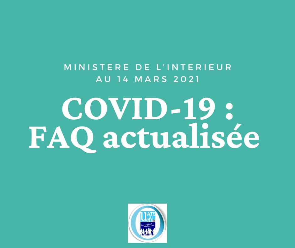 #Coronavirus #COVID19 
Retrouver sur notre site internet les dernières informations sur les mesures de protection liées à la crise sanitaire au ministère de l'<a href="/Interieur_Gouv/">Ministère de l'Intérieur</a> 

 👉 unsa-interieur.fr/2022/03/23/cov…

#agentspublics #FonctionPublique
