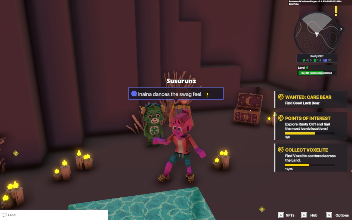 bagback55's tweet photo. @TheSandboxGame I just participated in the daily #SandboxAlphaS2Contest for a chance to earn up to 1,000 $SAND! Starting March 18 - Find The Good Luck Bear. Check out my screenshot below!
👇 #SandboxAlphaS2 dance with lucky bear https://t.co/4rhiuAlI7j