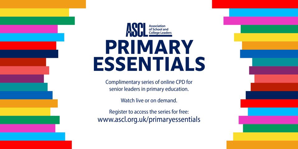 tiffnieharris's tweet image. Thank you again @juliangrenier for tonight’s webinar. Do join us again next week at 4pm with @MaryMyatt on #primary curriculum. Just register, and you’re in. No cost. No catch. Just us at @ASCL_UK doing all we can to support #primary.